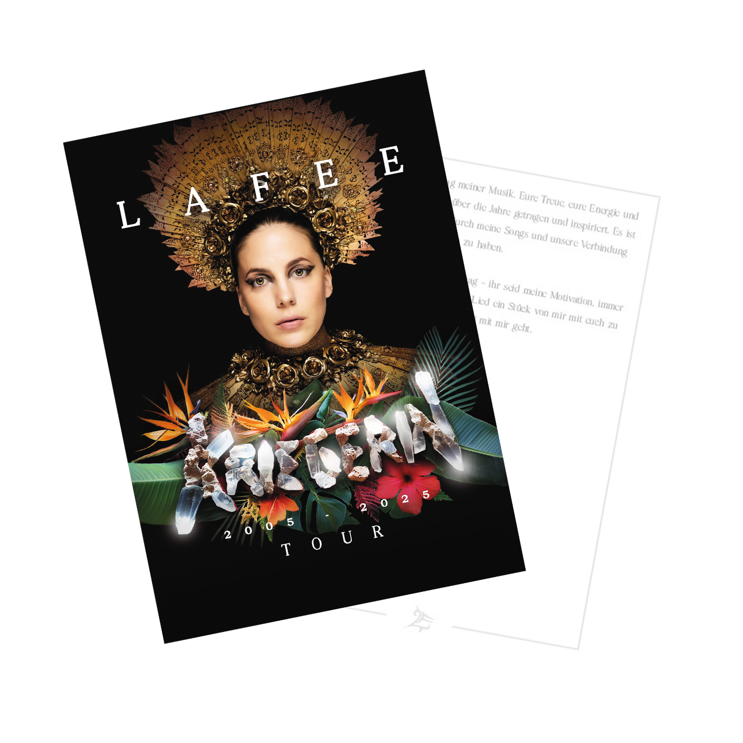 Postkarte LaFee "Kriegerin-Tour 2025"