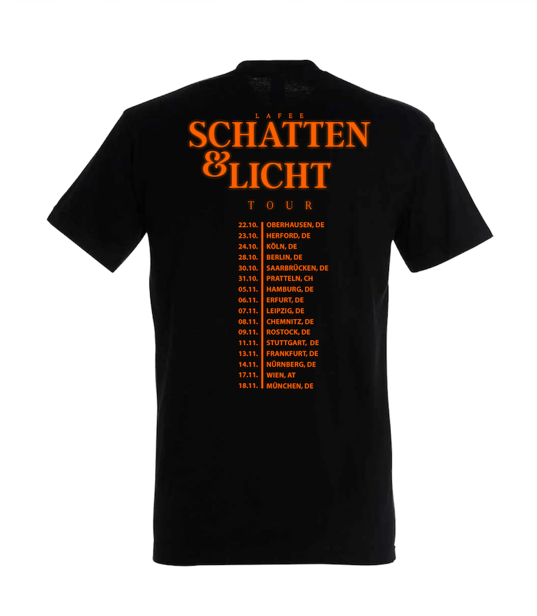 T-Shirt LaFee "Schatten & Licht Tour 2025"