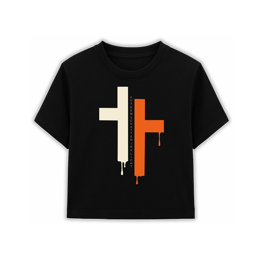 T-Shirt LaFee "Broken Cross" Oversized Shirt