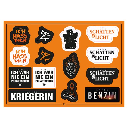Stickerbogen LaFee Schatten & Licht Tour